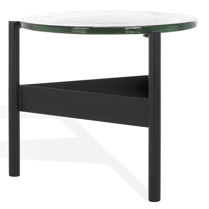 American Home Furniture Safavieh Couture Rozalia Cast Glass Accent Table