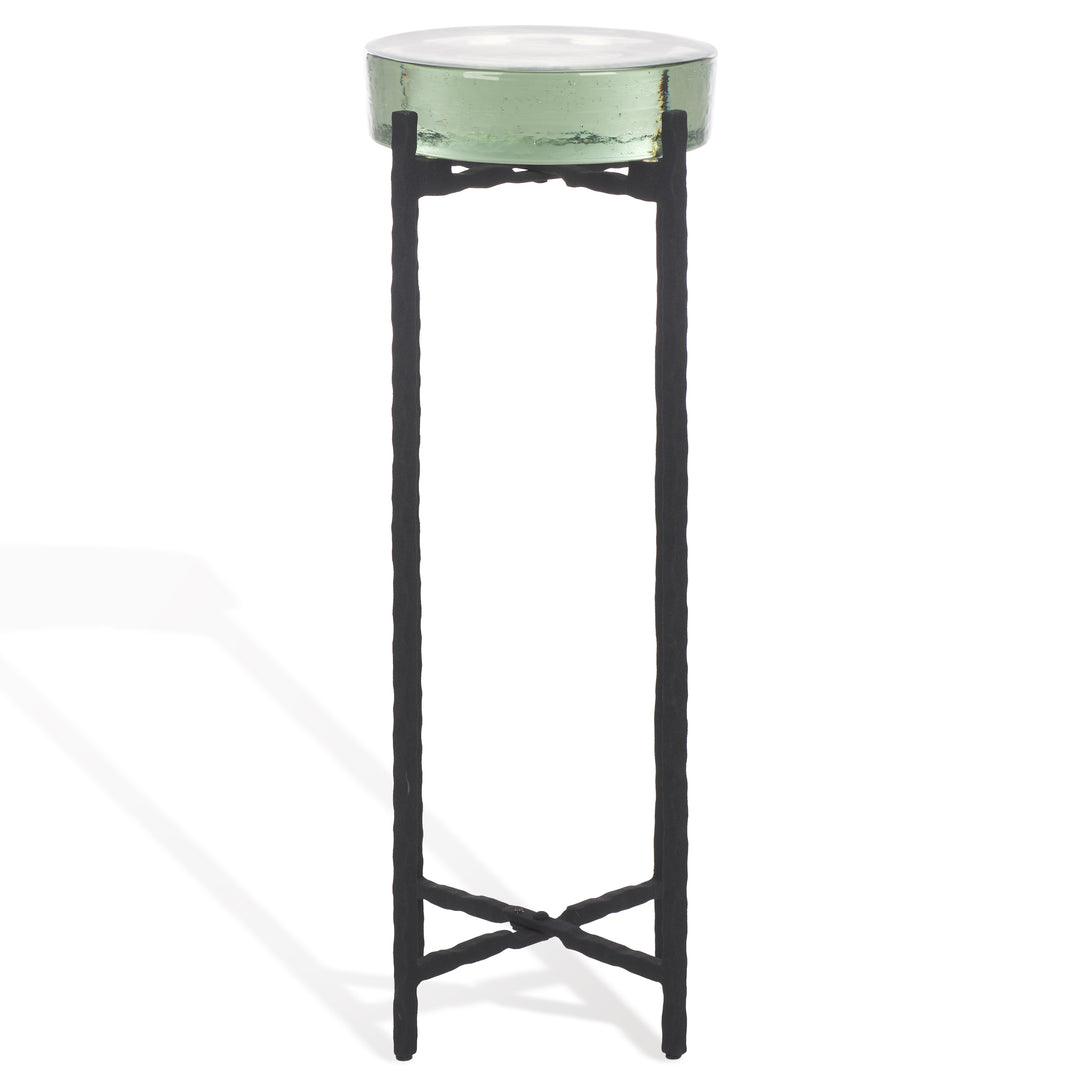 American Home Furniture Safavieh Couture Kathaleen Cast Glass Drink Table