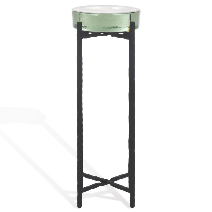 American Home Furniture Safavieh Couture Kathaleen Cast Glass Drink Table