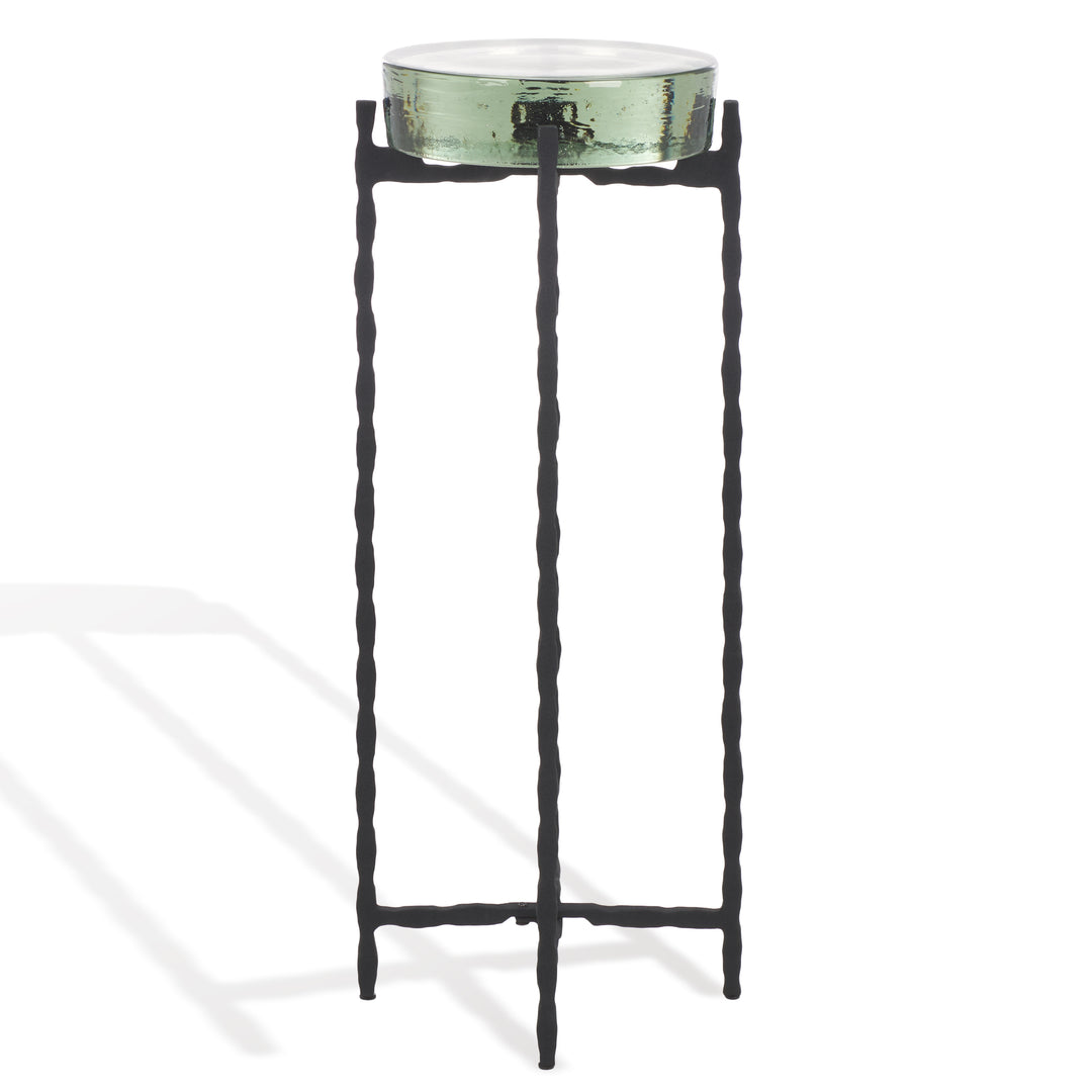 American Home Furniture Safavieh Couture Kathaleen Cast Glass Drink Table