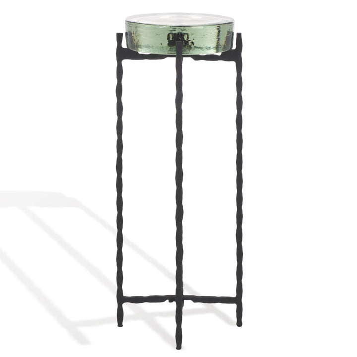 American Home Furniture Safavieh Couture Kathaleen Cast Glass Drink Table