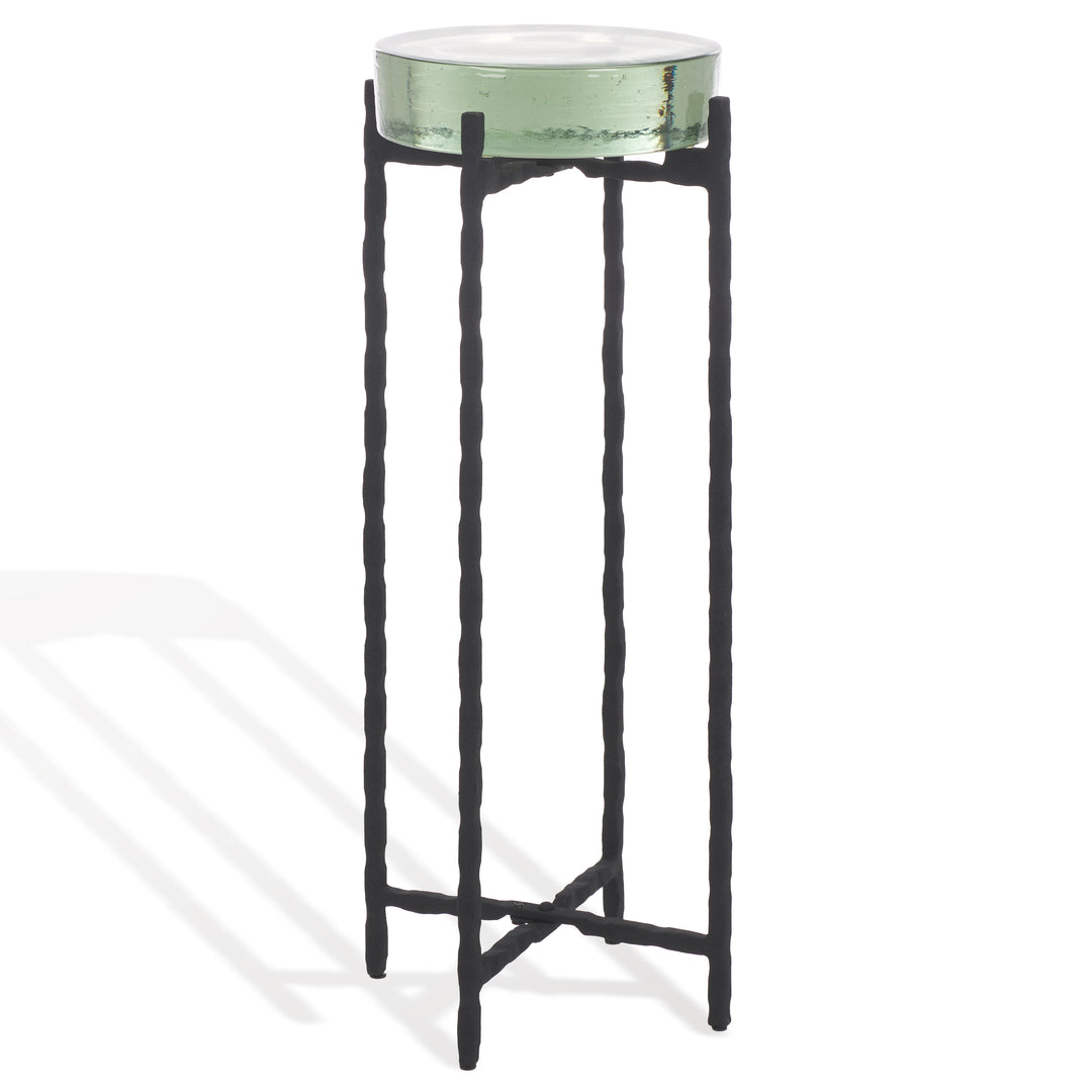 American Home Furniture Safavieh Couture Kathaleen Cast Glass Drink Table