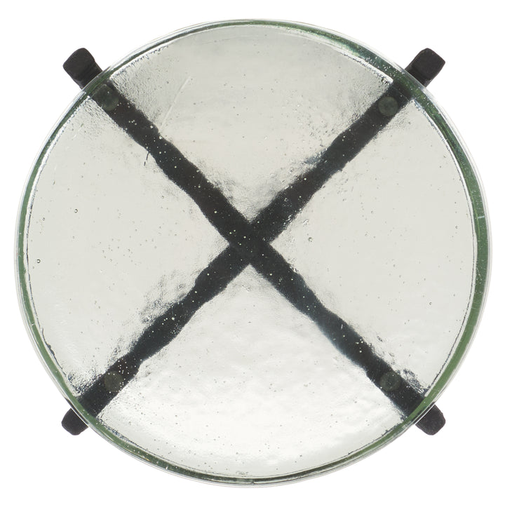 American Home Furniture Safavieh Couture Kathaleen Cast Glass Drink Table