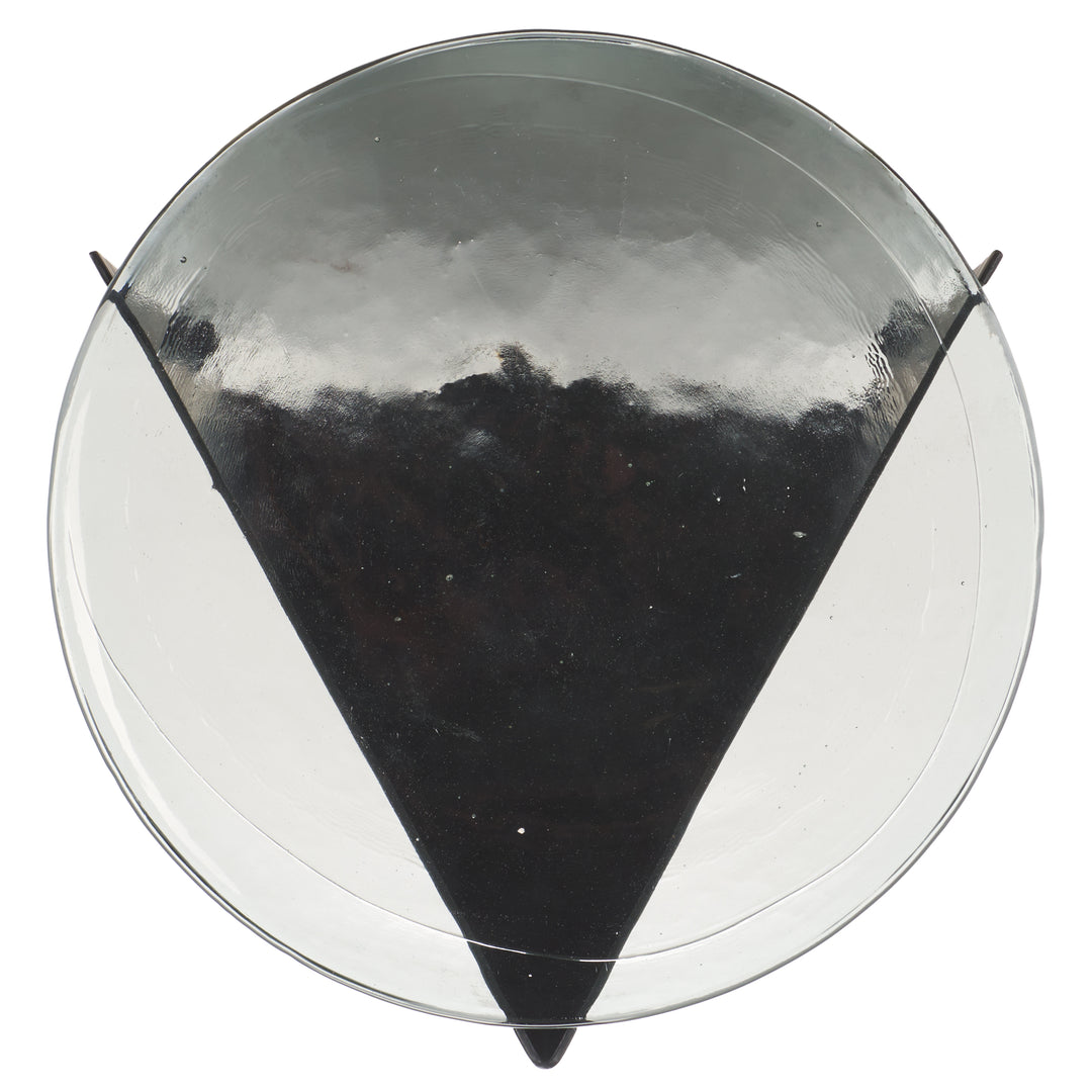 American Home Furniture Safavieh Couture Marisella Cast Glass Accent Table