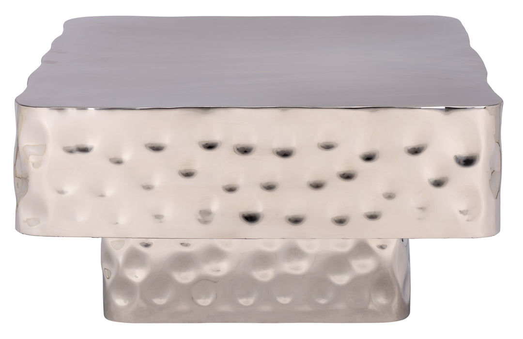 30"W x 30"D x 15"H / Chrome