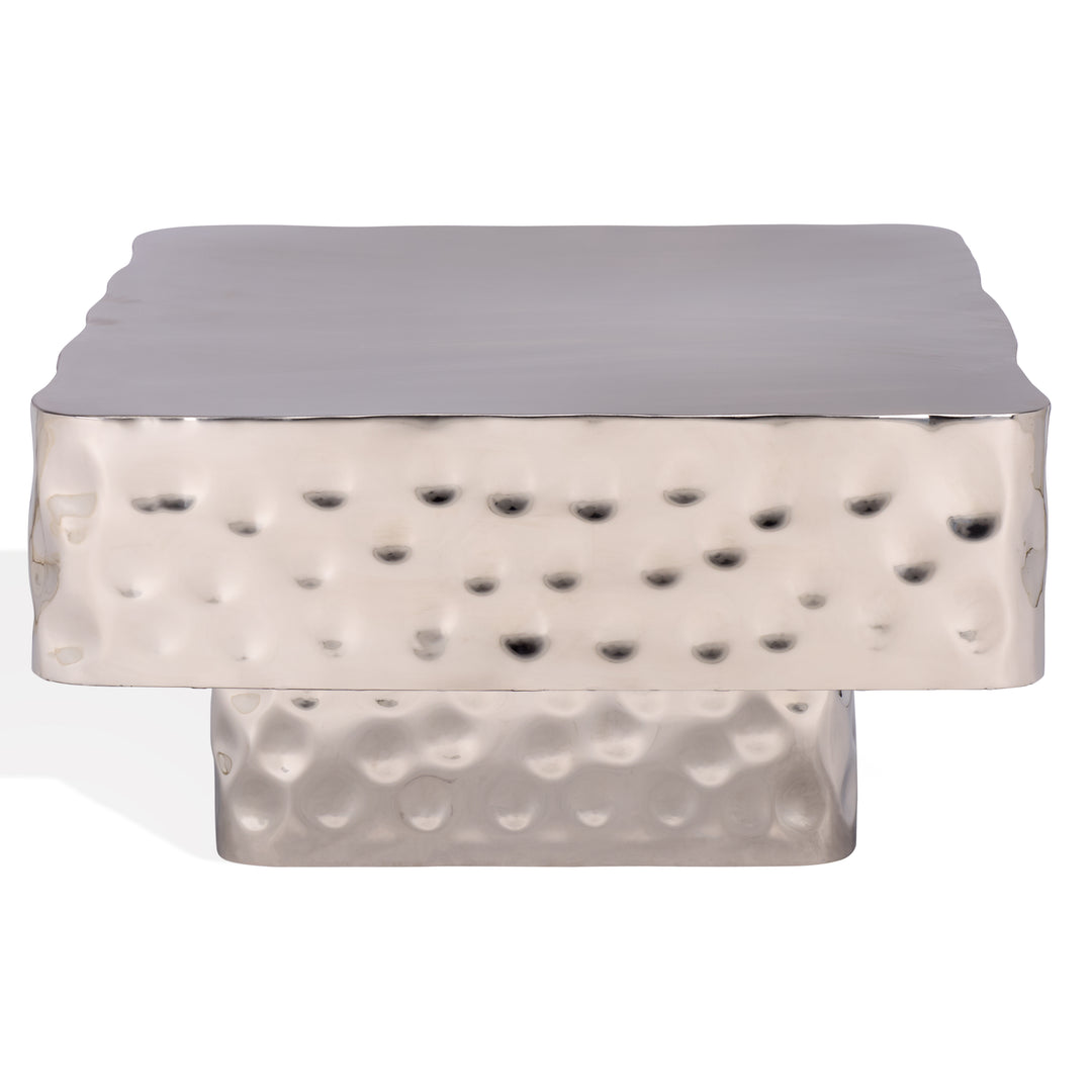 30"W x 30"D x 15"H / Chrome