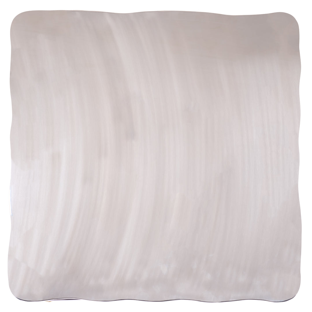 30"W x 30"D x 15"H / Chrome