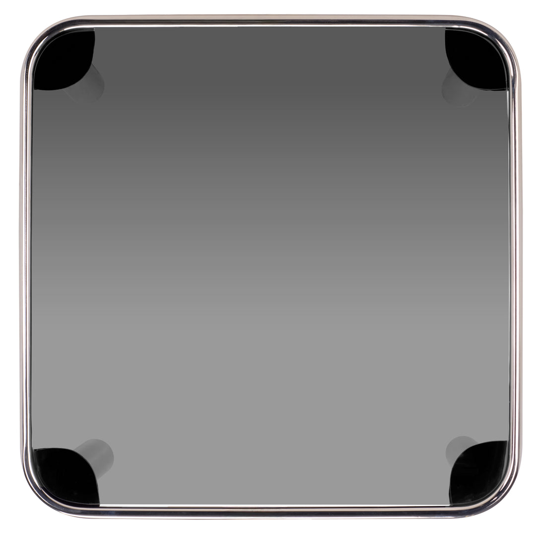 American Home Furniture Safavieh Couture Elizanette Stainless Steel Square Coffee Table