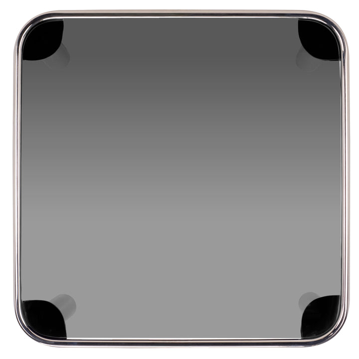 American Home Furniture Safavieh Couture Elizanette Stainless Steel Square Coffee Table