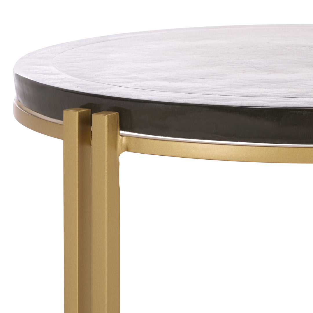 American Home Furniture Safavieh Couture Levitt Cast Glass Top Accent Table