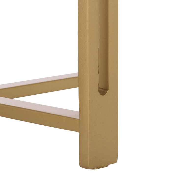 American Home Furniture Safavieh Couture Levitt Cast Glass Top Accent Table