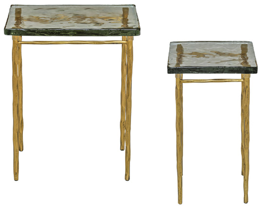 Smoked Glass / Brass