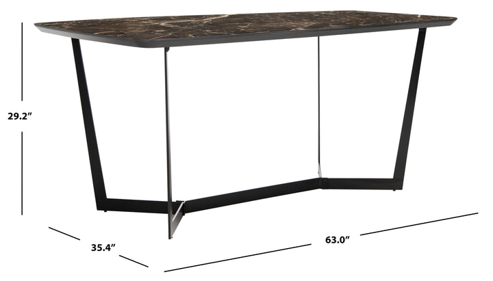 BLACK / 63" X 35.4" X 29.2"