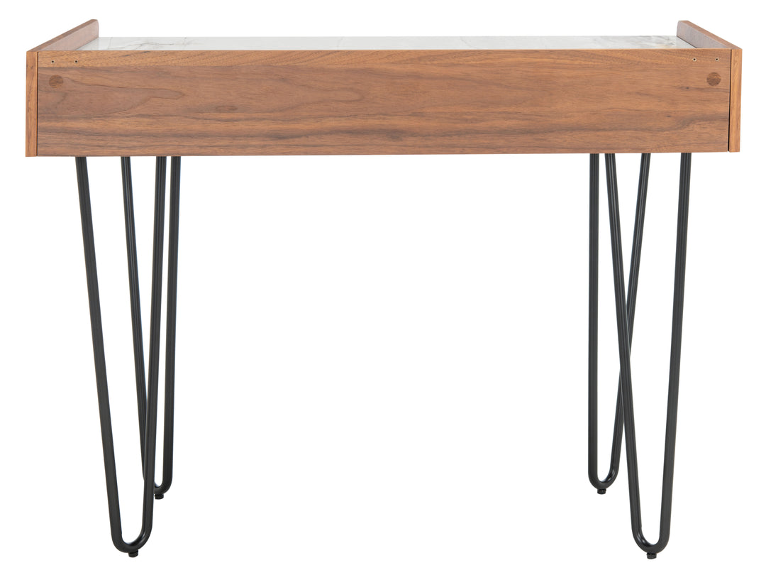 American Home Furniture Safavieh Couture Timothy Hairpin Legs Desk