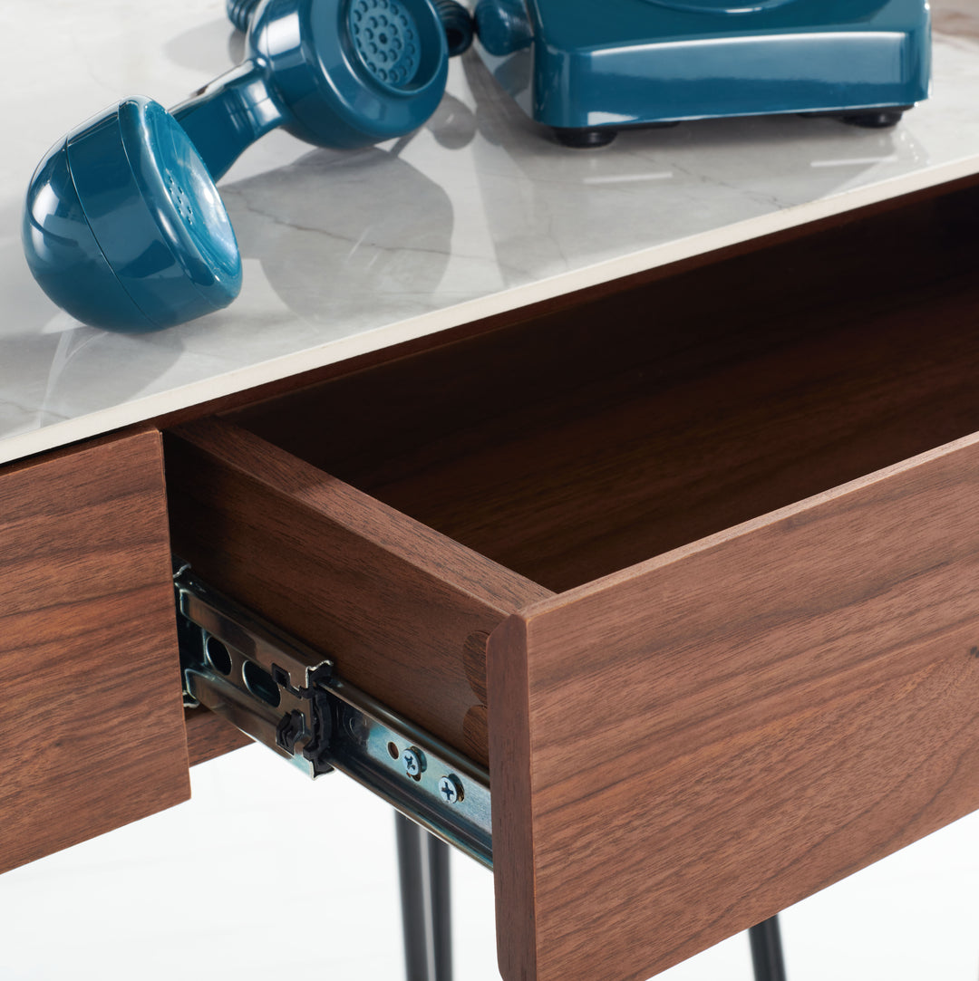 American Home Furniture Safavieh Couture Timothy Hairpin Legs Desk