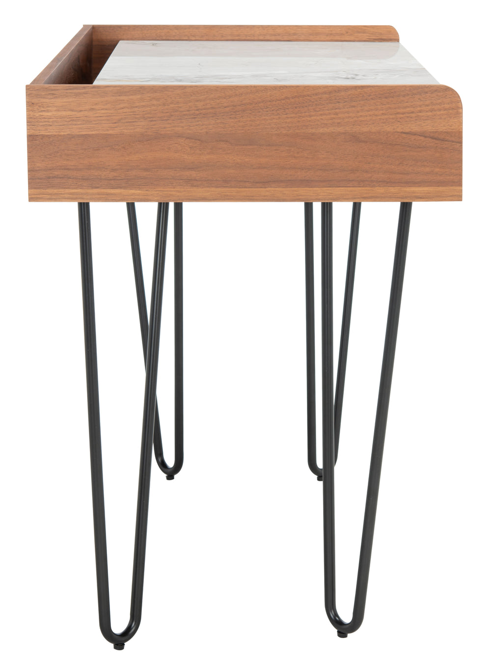 American Home Furniture Safavieh Couture Timothy Hairpin Legs Desk