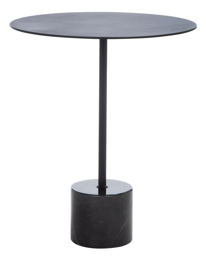American Home Furniture Safavieh Couture Caryl Marble Base Round Side Table