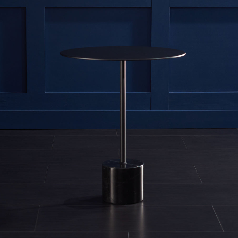 American Home Furniture Safavieh Couture Caryl Marble Base Round Side Table