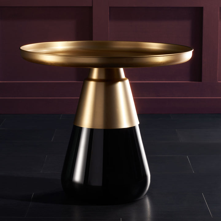 23.6"W x 23.6"D x 20.5"H / Antique Brass/Black