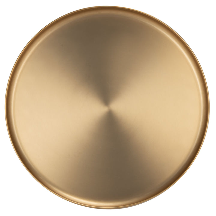 23.6"W x 23.6"D x 20.5"H / Antique Brass/Grey