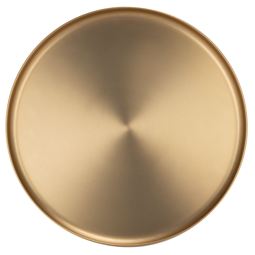 23.6"W x 23.6"D x 20.5"H / Antique Brass/Green