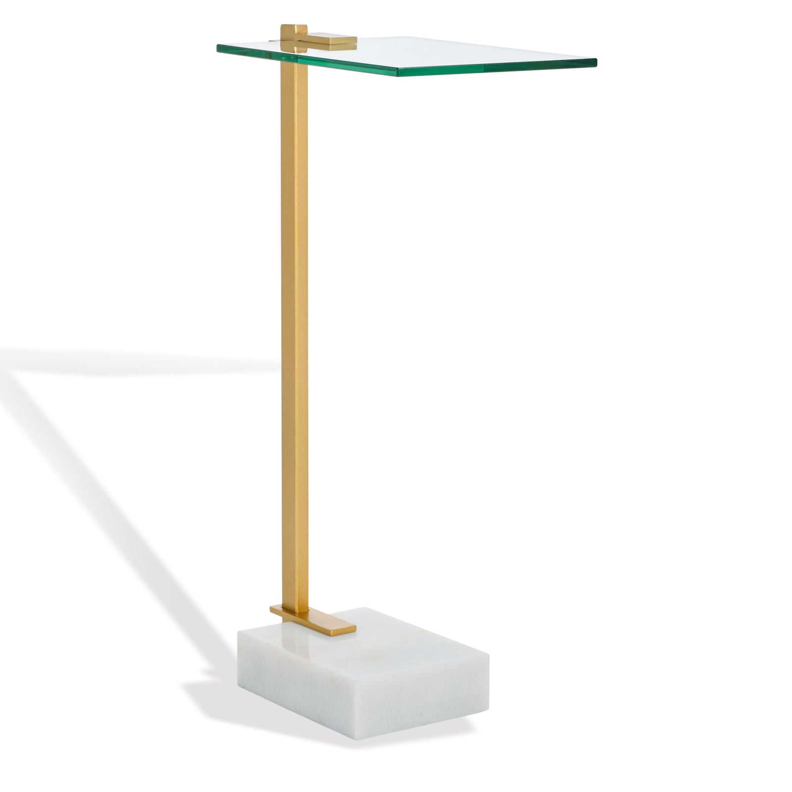 Safavieh Couture Idris Marble Base Drink Table ACCENT TABLES