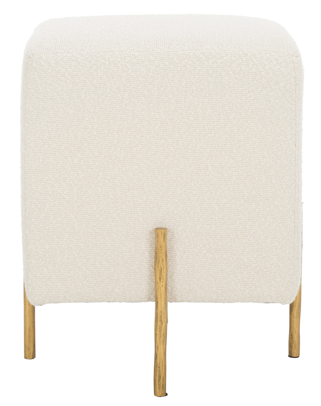 American Home Furniture Safavieh Couture Jessa Square Boucle Ottoman