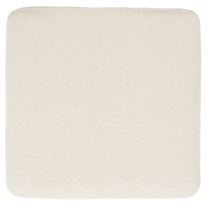 American Home Furniture Safavieh Couture Jessa Square Boucle Ottoman