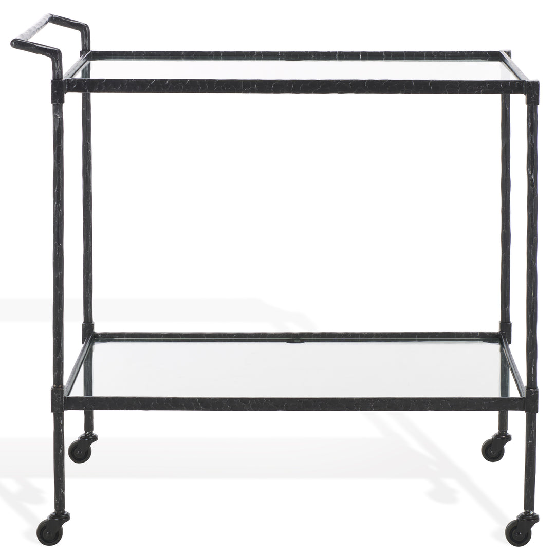 30.7"W x 18.1"D x 30.4"H / Black/Clear