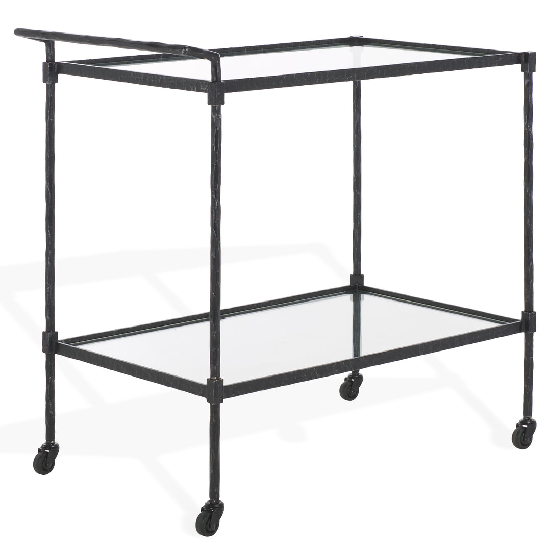 30.7"W x 18.1"D x 30.4"H / Black/Clear