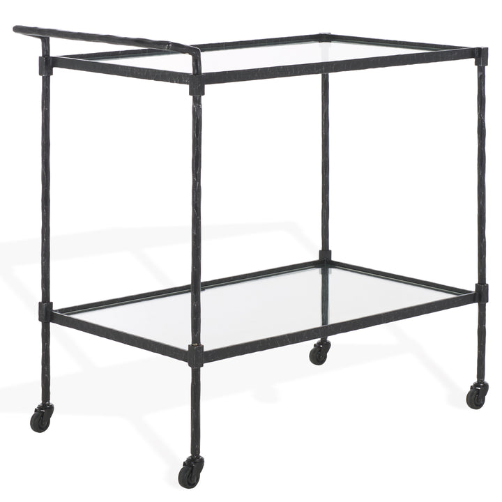 30.7"W x 18.1"D x 30.4"H / Black/Clear