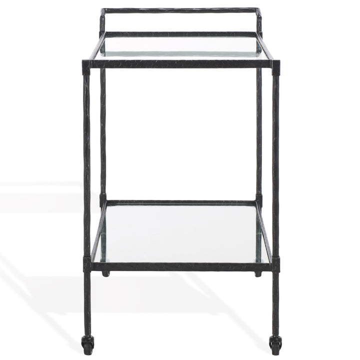 30.7"W x 18.1"D x 30.4"H / Black/Clear