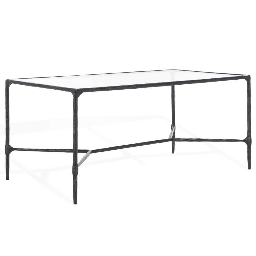 American Home Furniture Safavieh Couture Isabellina Metal And Glass Coffee Table