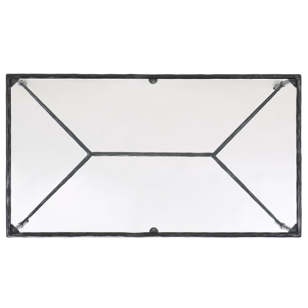 American Home Furniture Safavieh Couture Isabellina Metal And Glass Coffee Table