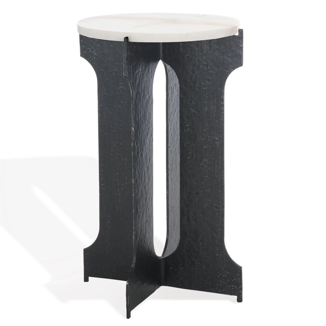 Tayanna Metal And Marble Accent Table - AmericanHomeFurniture