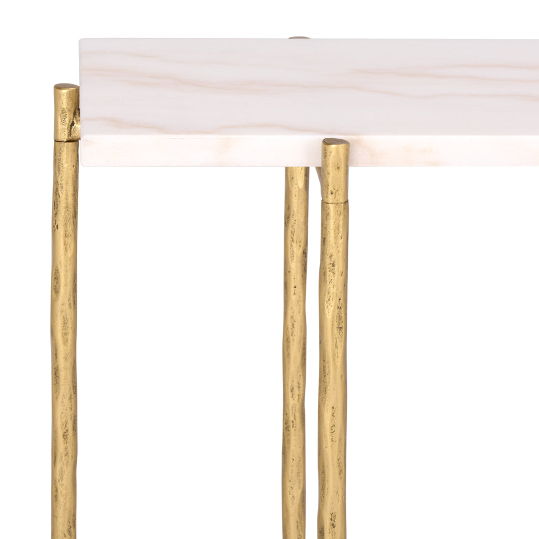 American Home Furniture Safavieh Couture Giorgi Marble Top Console Table