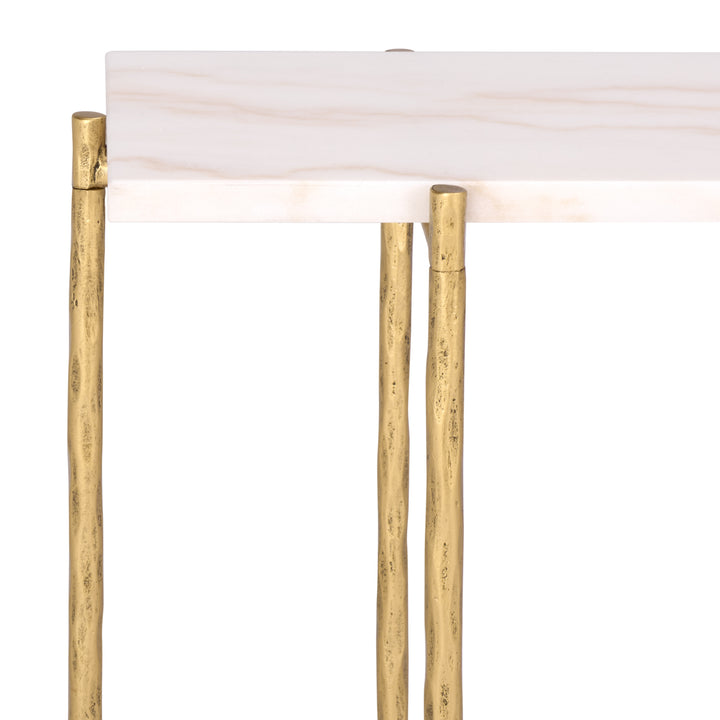 American Home Furniture Safavieh Couture Giorgi Marble Top Console Table