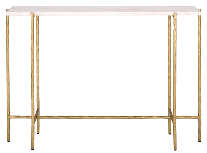 American Home Furniture Safavieh Couture Giorgi Marble Top Console Table