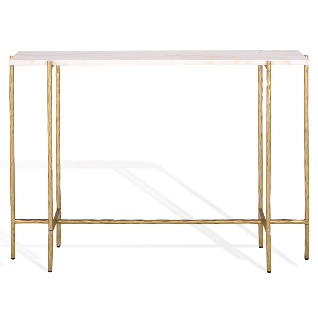 American Home Furniture Safavieh Couture Giorgi Marble Top Console Table