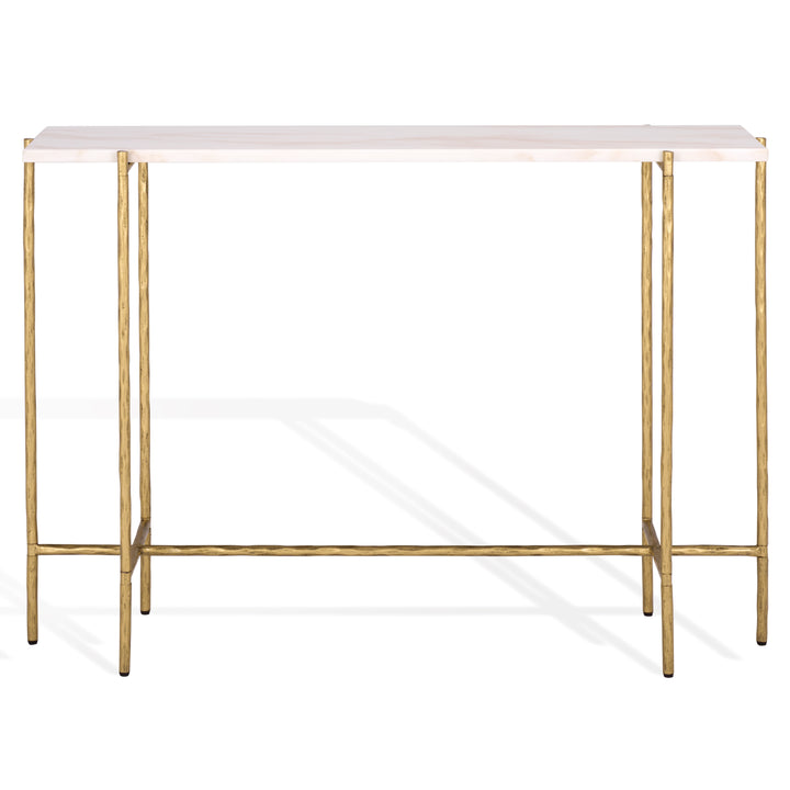 American Home Furniture Safavieh Couture Giorgi Marble Top Console Table