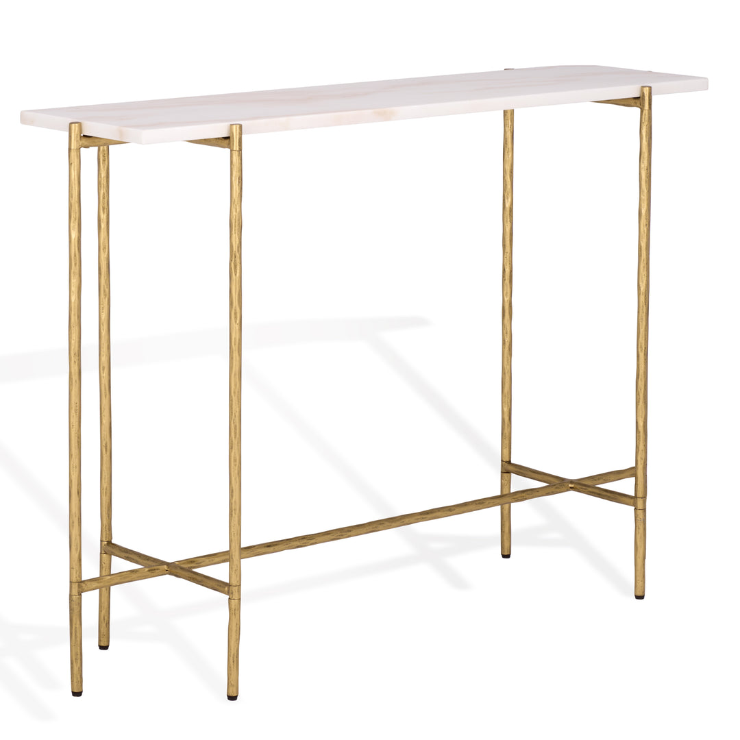 American Home Furniture Safavieh Couture Giorgi Marble Top Console Table