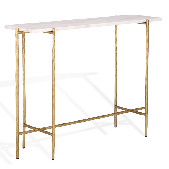 American Home Furniture Safavieh Couture Giorgi Marble Top Console Table