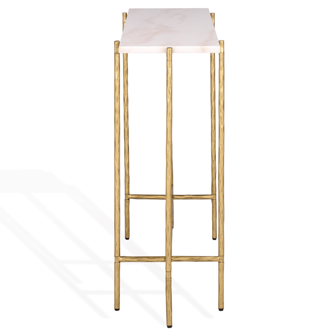 American Home Furniture Safavieh Couture Giorgi Marble Top Console Table