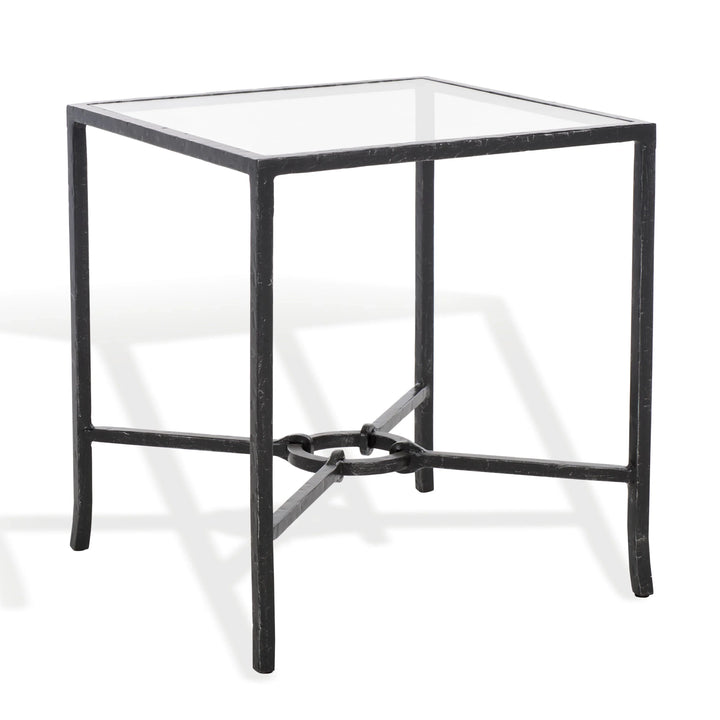 Tauri Forged Metal Square Accent Table - AmericanHomeFurniture