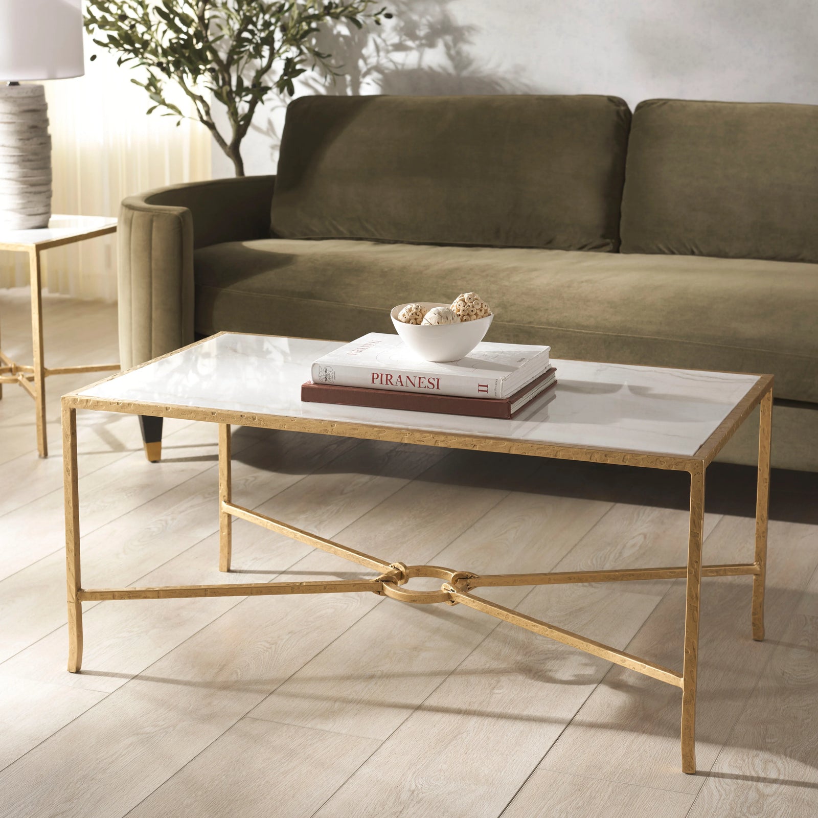 Safavieh Couture Tauri Forged Metal Rectangle Coffee Table COFFEE TABLES