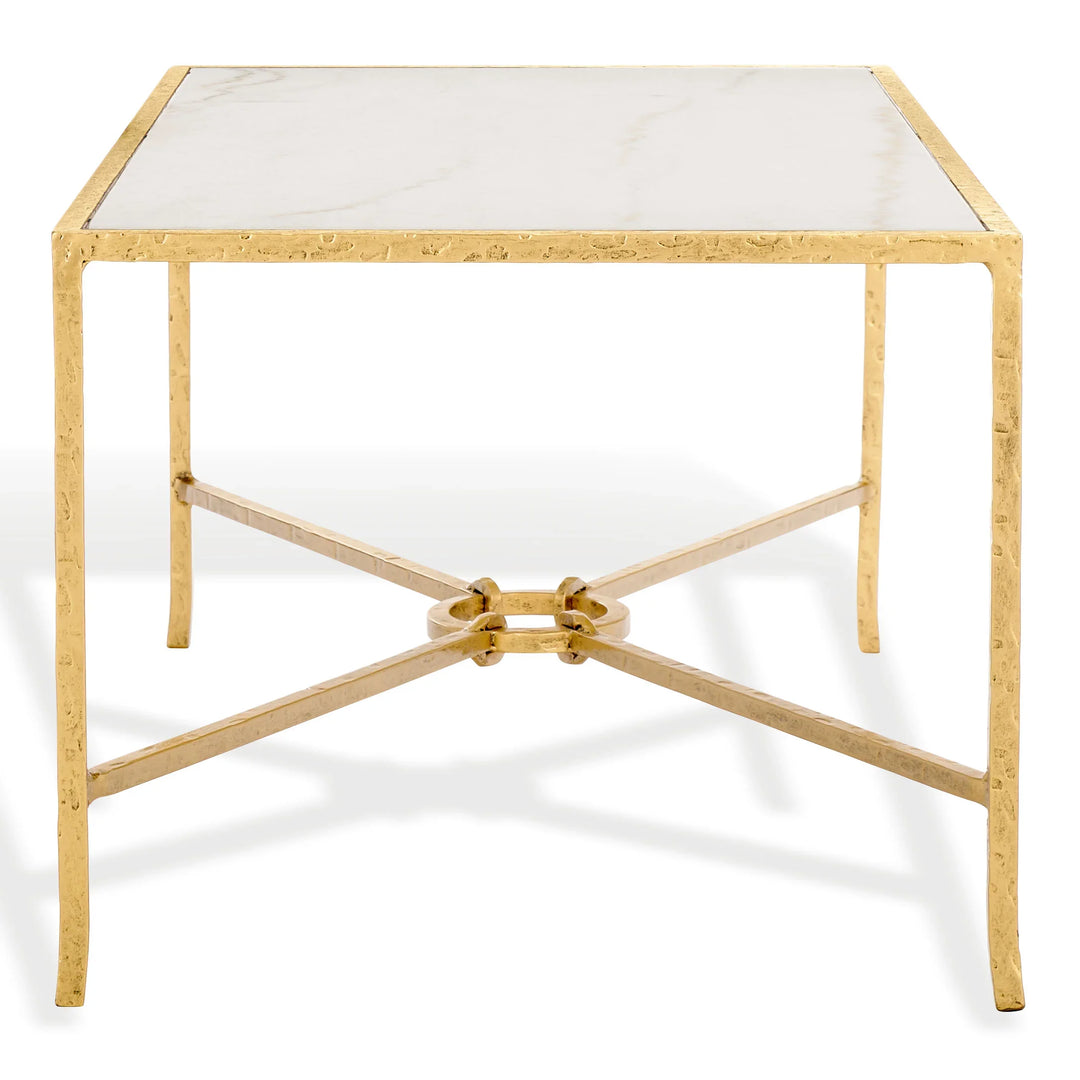 Tauri Forged Metal Rectangle Coffee Table - AmericanHomeFurniture