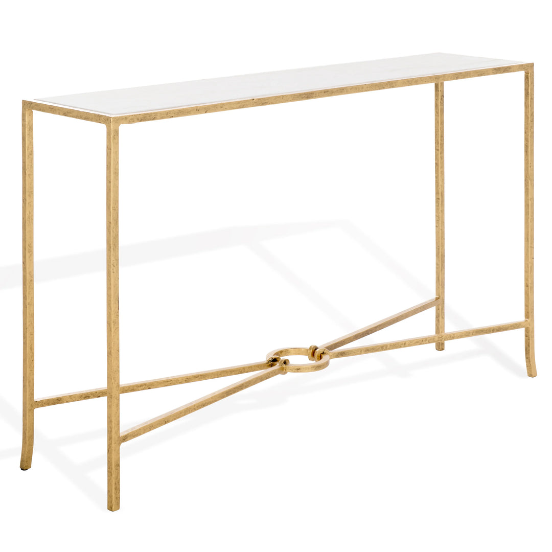 Tauri Forged Metal Rectangle Console Table - AmericanHomeFurniture