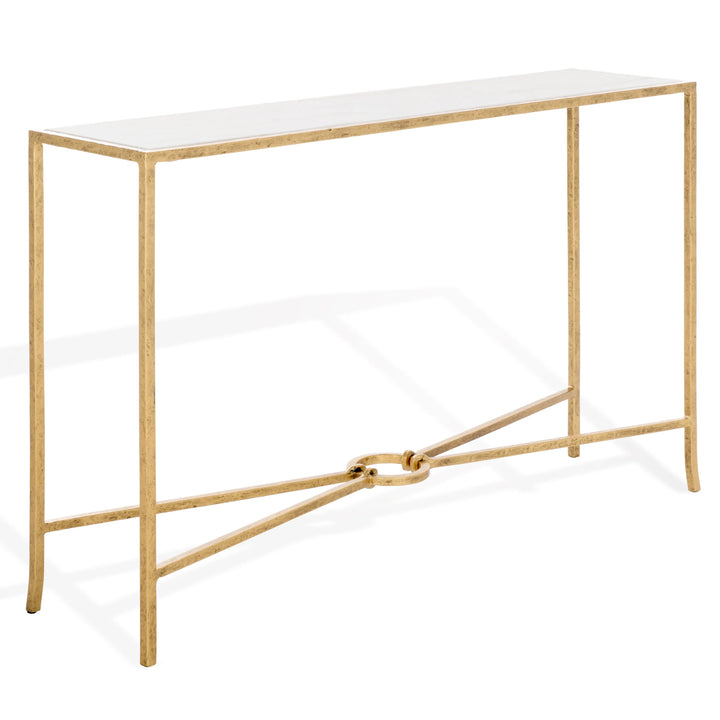 Tauri Forged Metal Rectangle Console Table - AmericanHomeFurniture