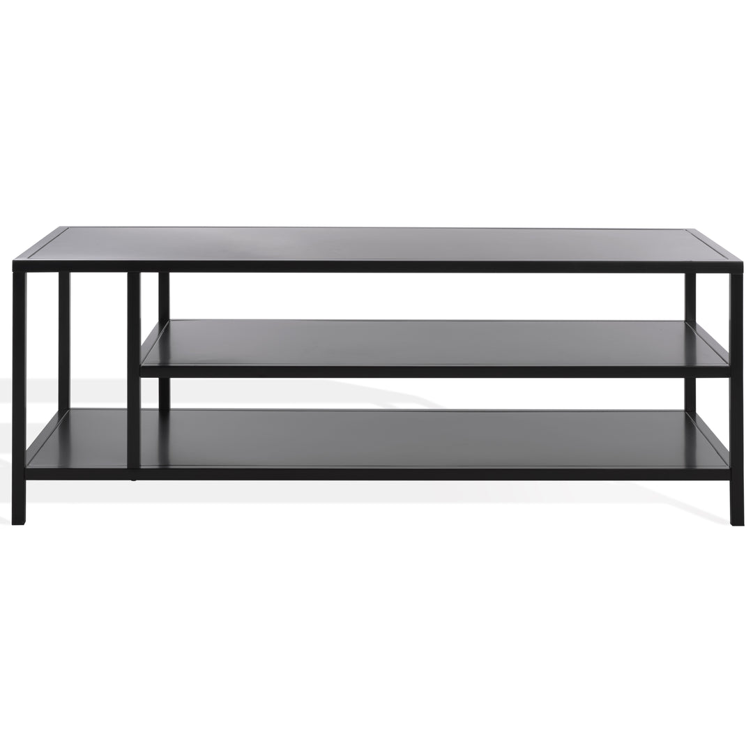 American Home Furniture Safavieh Couture Hodge Metal 3 Shelf Coffee Table