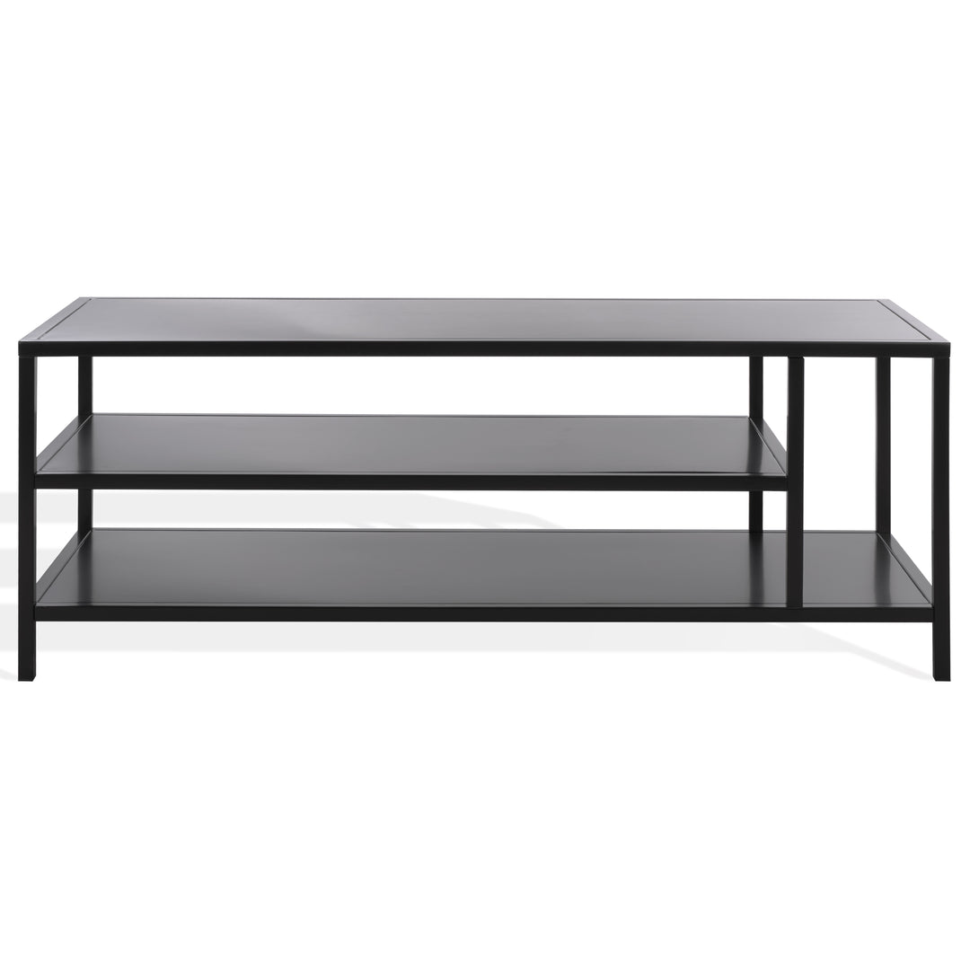 American Home Furniture Safavieh Couture Hodge Metal 3 Shelf Coffee Table